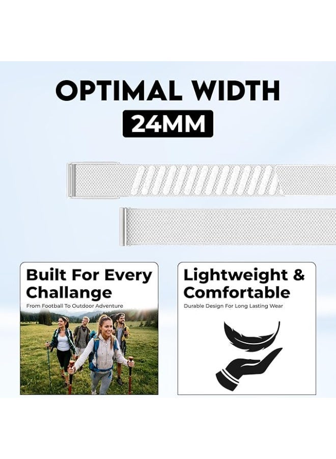 سوار دادو الرياضي المصنوع من النايلون فائق النعومة متوافق مع أجهزة 5.0 | حزام متين ومريح يسمح بمرور الهواء | غير متوافق مع الجيل الرابع - Image 3